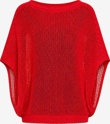 Süel knitwear - Jersey 'Birthday' en rojo: frente