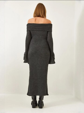 Abito in maglia di Bianco Lucci in grigio