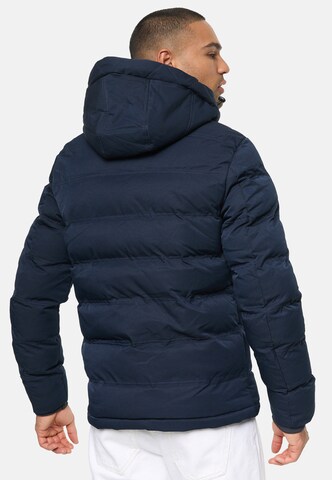 INDICODE JEANS Winterjacke in Blau