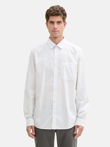 TOM TAILOR Regular fit Overhemd in Wit: voorkant