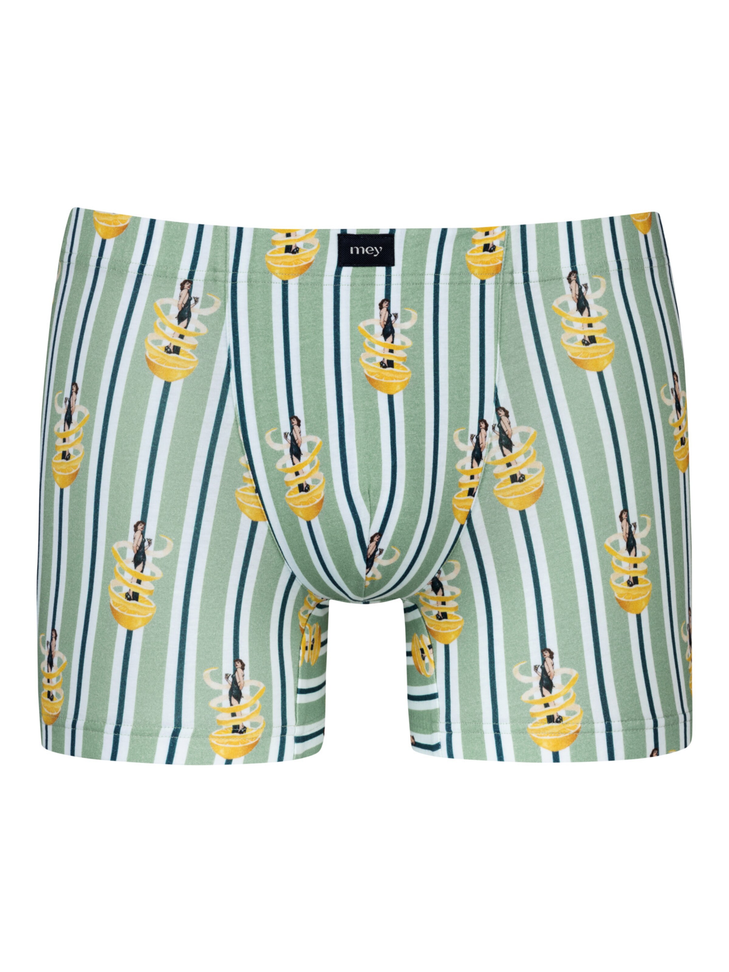 Mey Boxers en jaune / vert, Vue avec produit