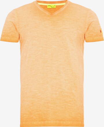 CIPO & BAXX Shirt in Oranje: voorkant