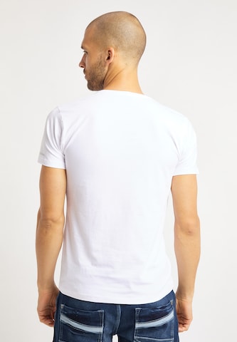 T-Shirt 'Coleman' BRUNO BANANI en blanc