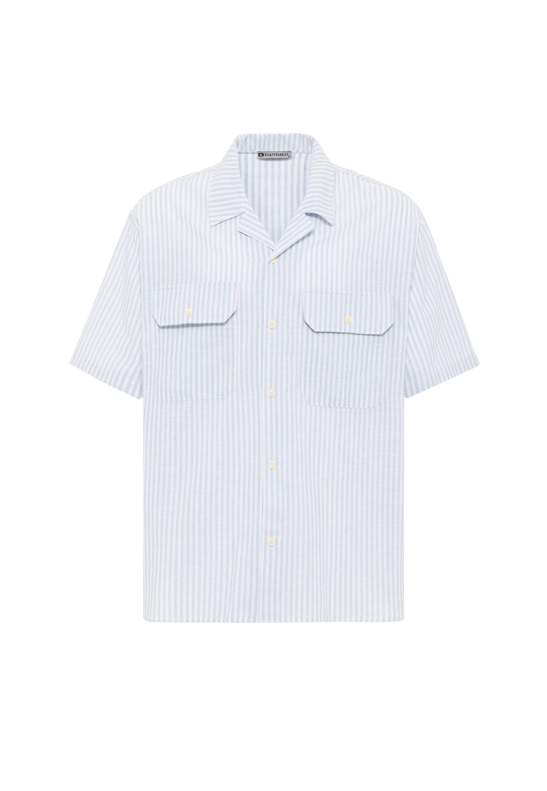 zils Dandalo Komforta piegriezums Krekls: no priekšpuses