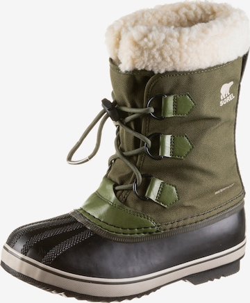 SOREL Boots 'YOOT PAC WP' in Green: front