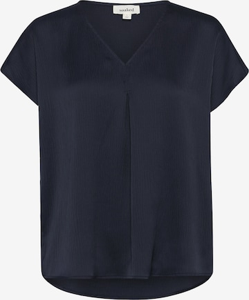 Chemisier 'Loana' SOAKED IN LUXURY en bleu : devant