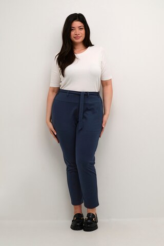 KAFFE CURVE Regular Hose 'Jenna' in Blau