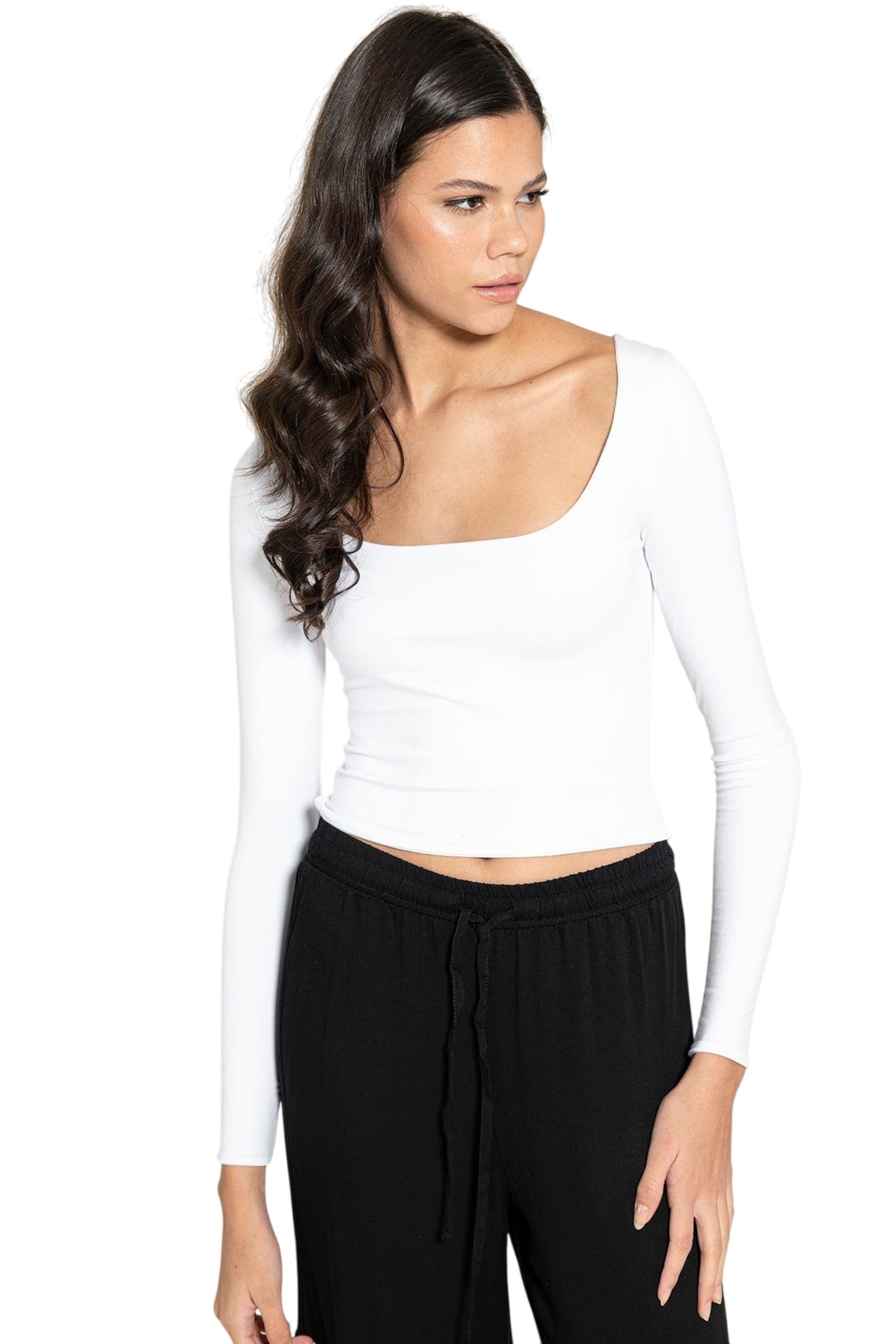 For You Moda Shirt in White