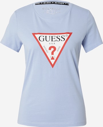 GUESS Футболка в Синий: спереди