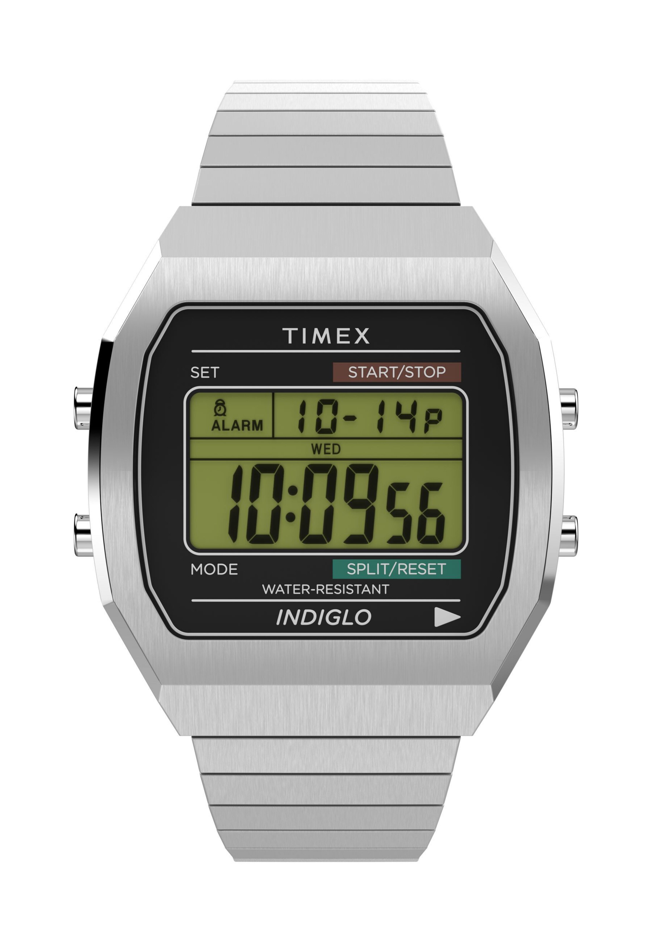 TIMEX Digitaluhr ' T80' in Silber: Vorderseite