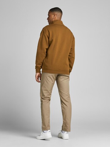 JACK & JONES Sweatshirt 'Brink' in Brown
