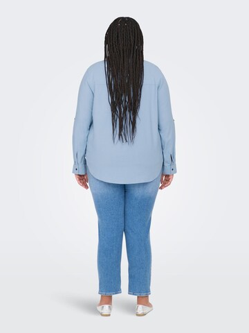 ONLY Carmakoma Blouse 'CARYasmin' in Blauw