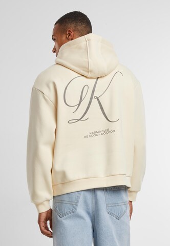 Sweat-shirt 'Part Of The Club' MT Upscale en beige