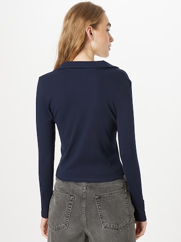 Monki Knit Cardigan in Blue