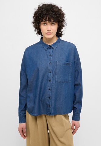 MUSTANG Bluse in Blau: Vorderseite