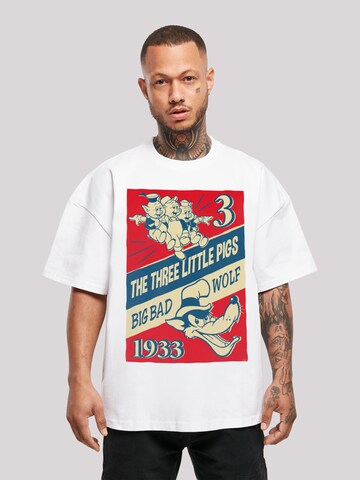 T-Shirt F4NT4STIC en blanc : devant