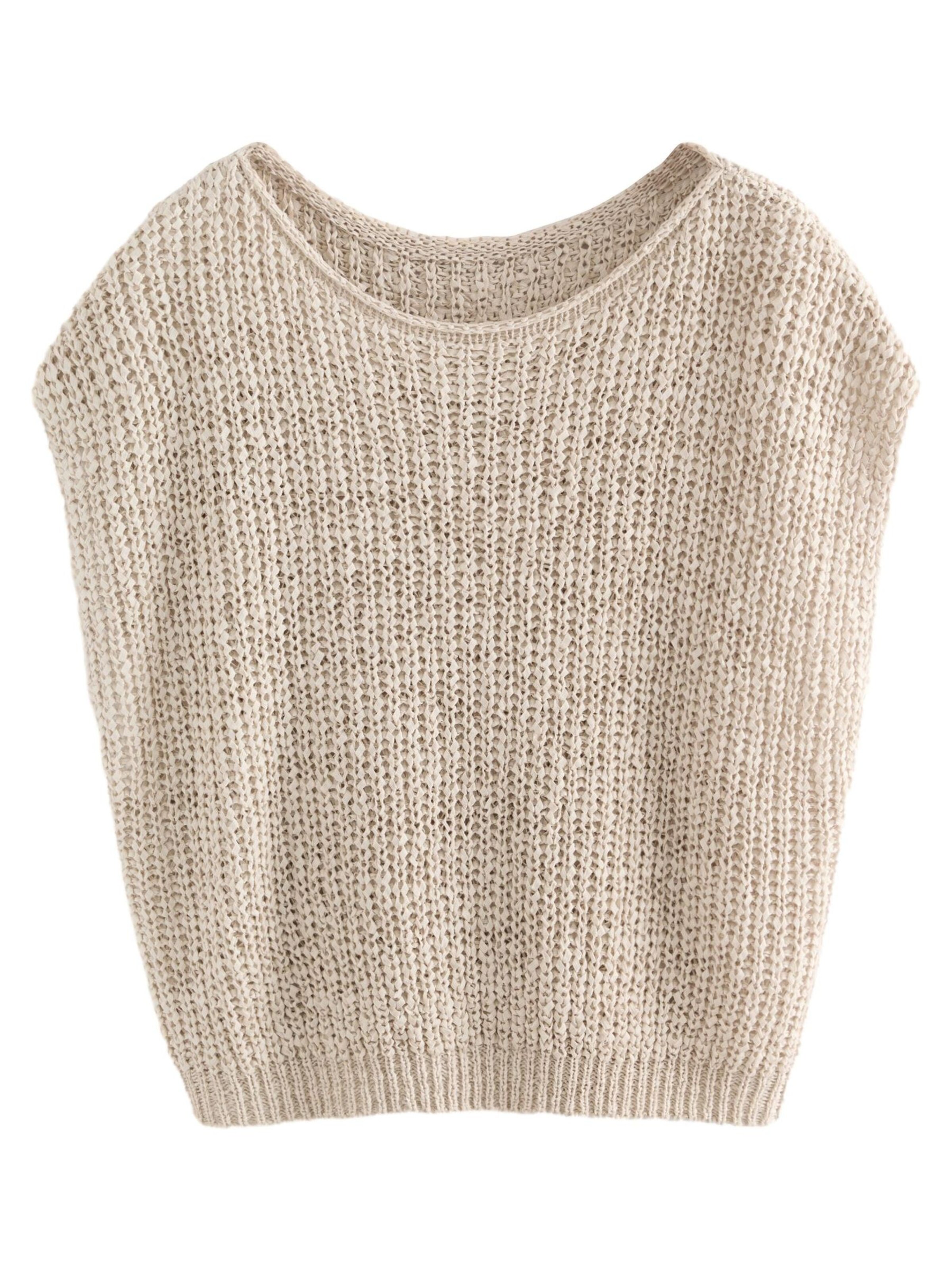 Next Пуловер в сиво: отпред