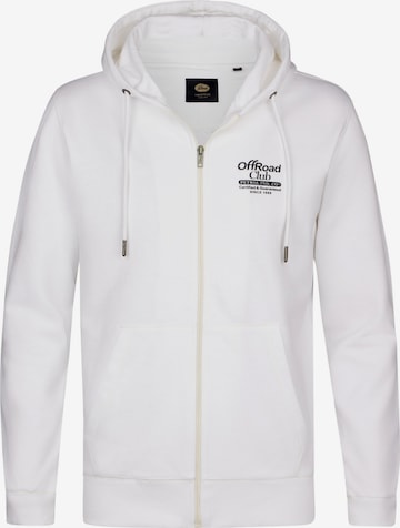 Petrol Industries Sweatvest in Wit: voorkant