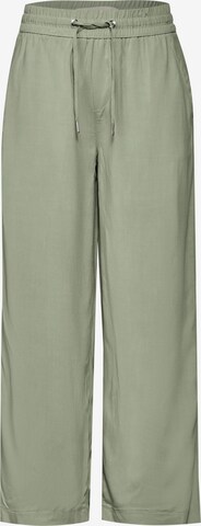 STREET ONE Loose fit Pants in Green: front