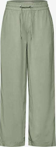 STREET ONE Loosefit Hose in Grün: Vorderseite