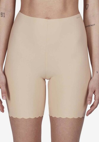 Skiny Skinny Shapingbukser 'Micro Lovers' i beige: forside