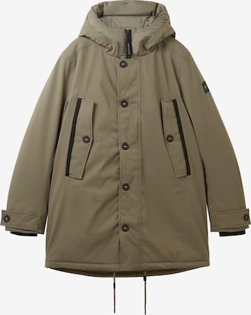 Parka mi-saison TOM TAILOR en vert : devant