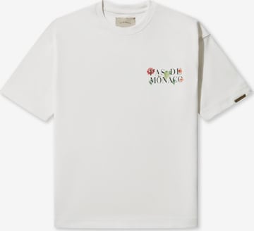 Pas De Monaco Koszulka 'FLORALE' w kolorze biały: przód