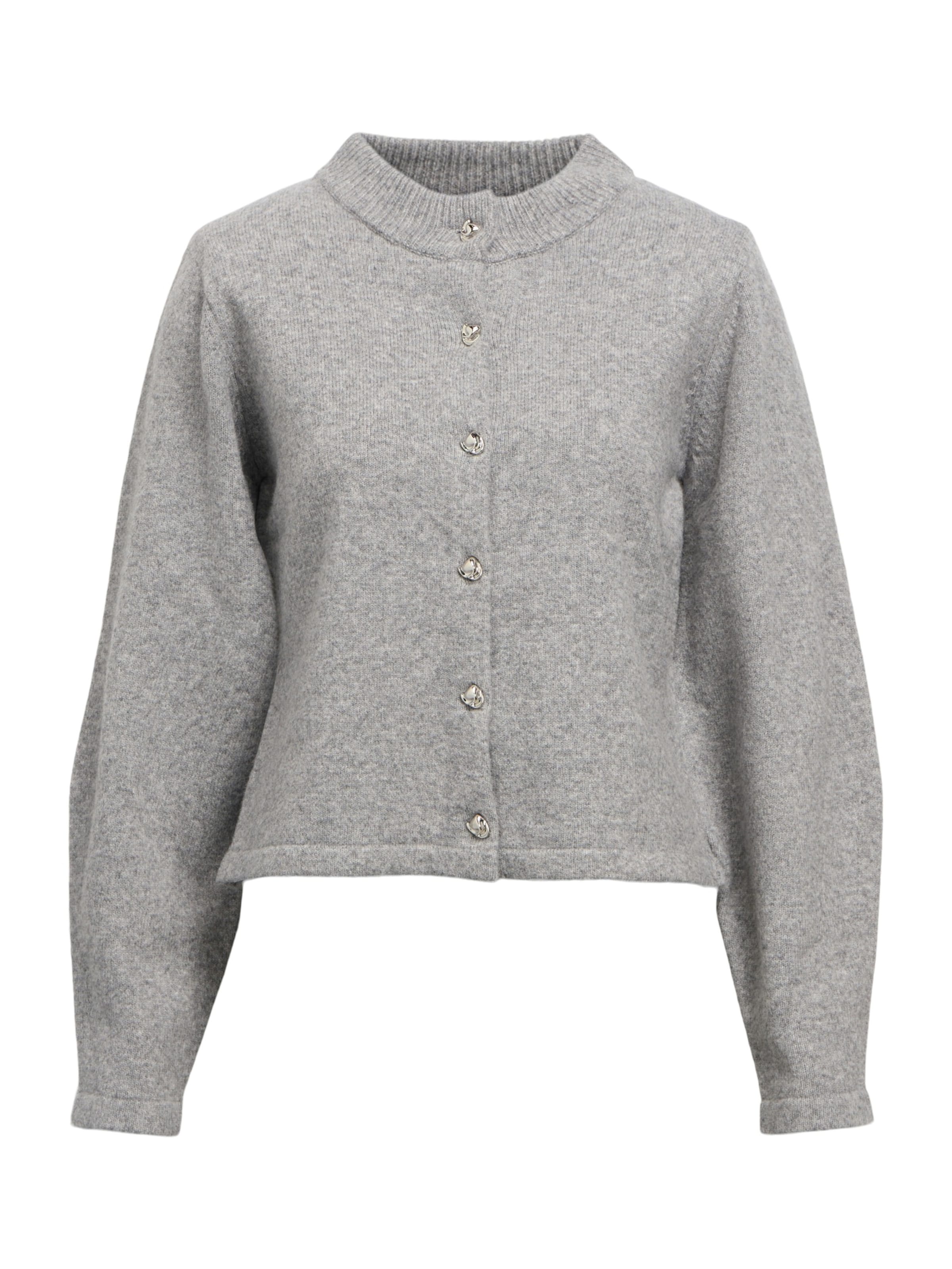 OBJECT Вязаная кофта в Серый: спереди