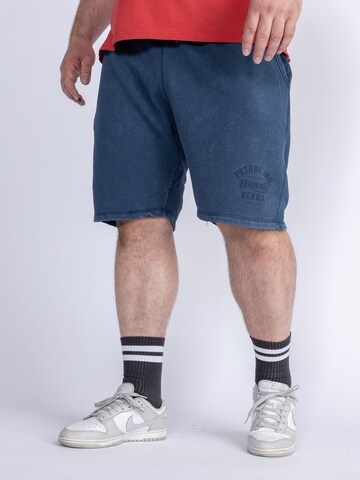 Petrol Industries Regular Trousers in Blue: front