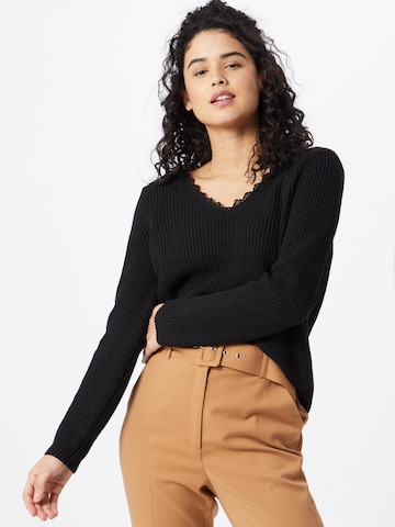 Pull-over 'Jennie' ONLY en noir : devant