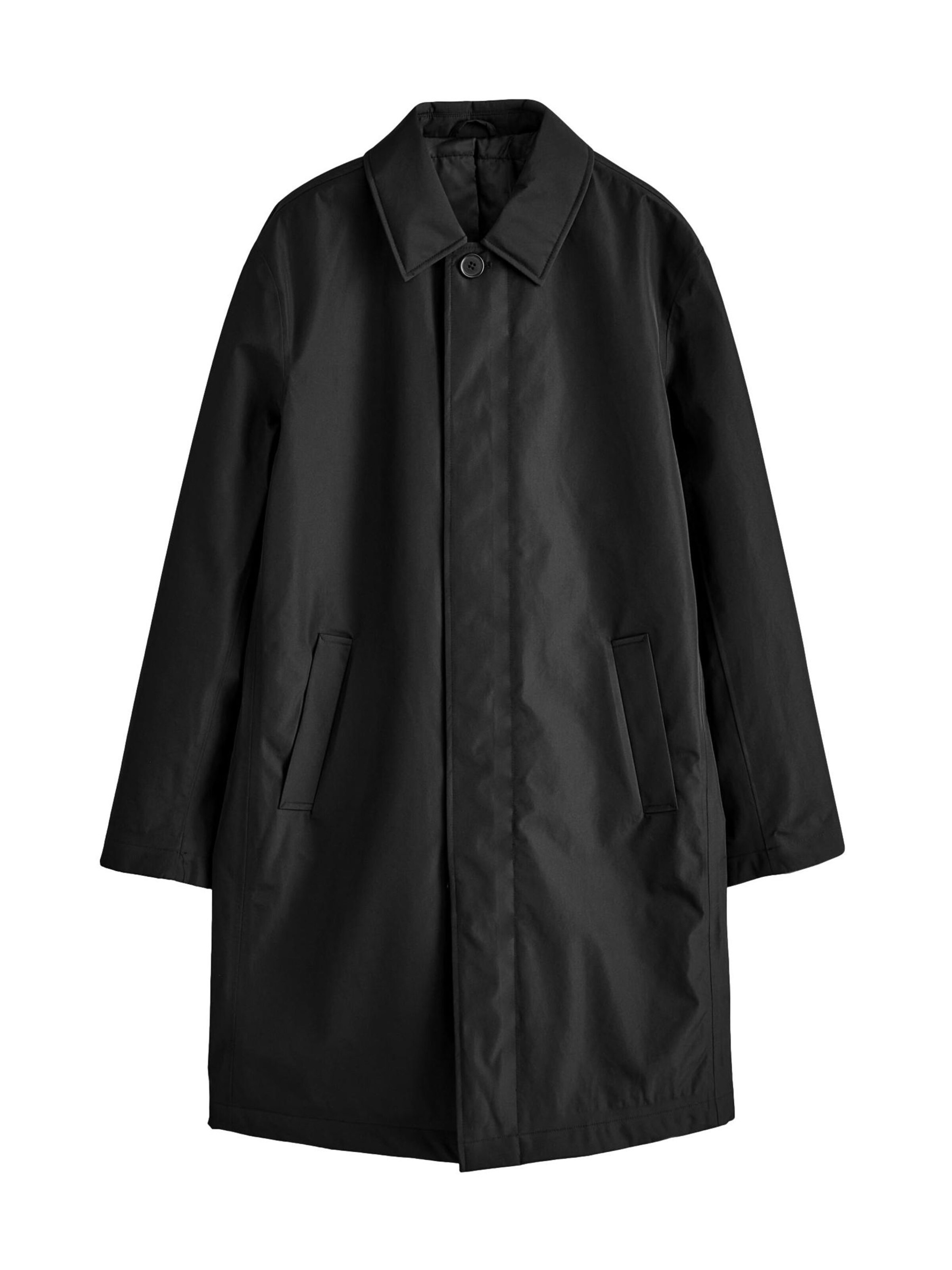 Next Übergangsmantel in Schwarz: Vorderseite