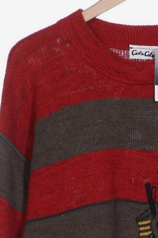 Carlo Colucci Pullover XL in Rot