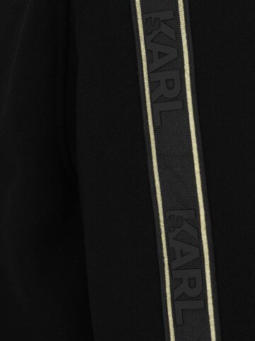 Karl Lagerfeld Zip-Up Hoodie in Black