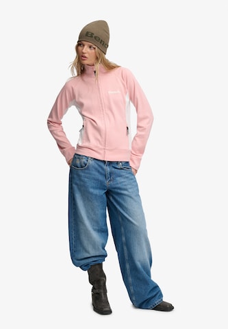 Superdry & Co Sweatvest 'Bench x Superdry & Co' in Roze: voorkant