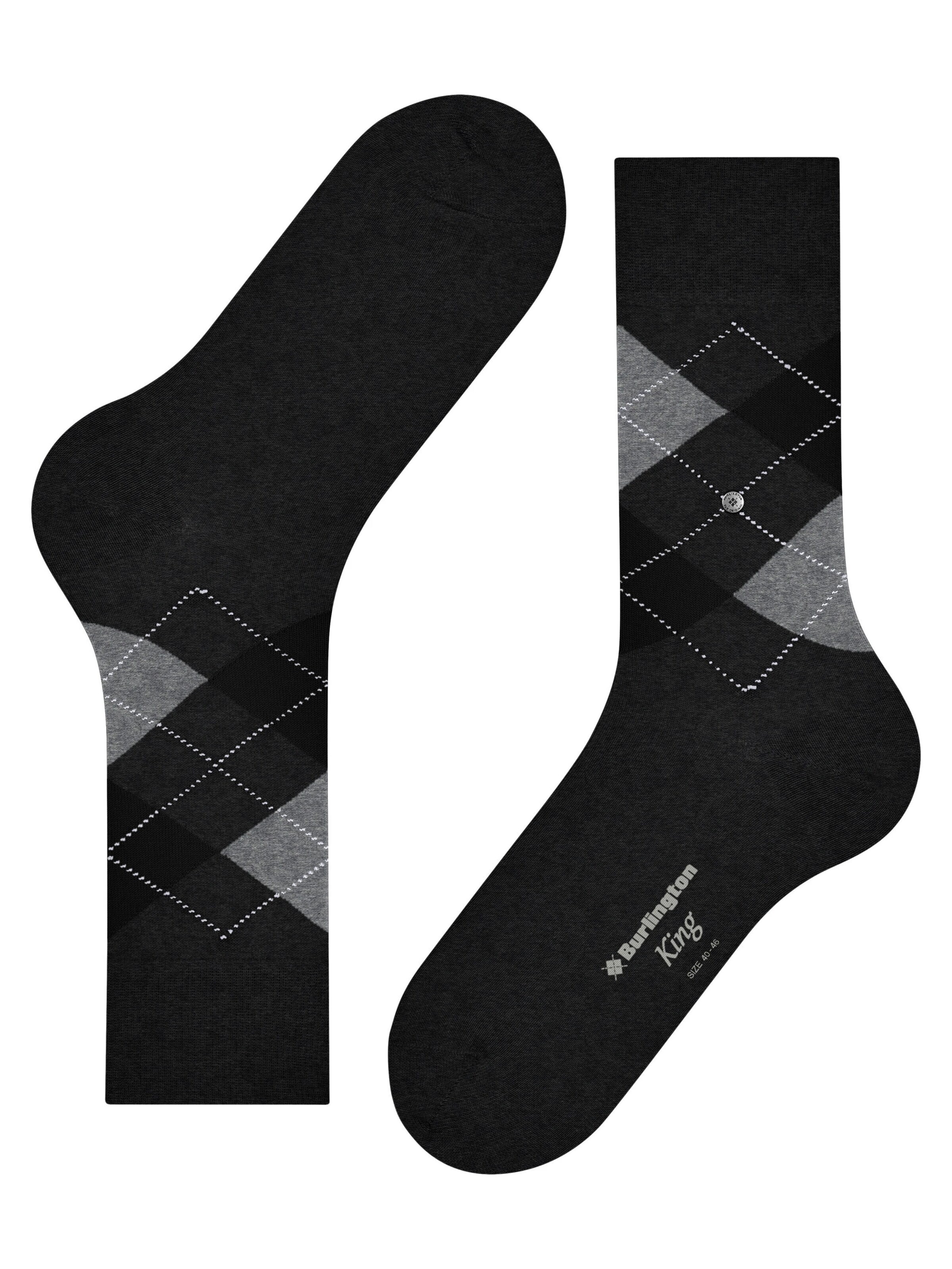 BURLINGTON Socks 'King' in Grey