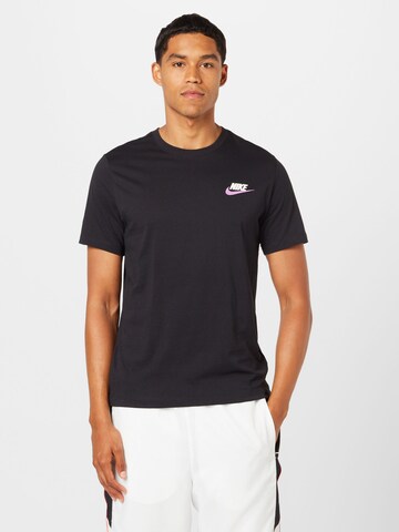 Nike Sportswear Paita 'CLUB+' värissä musta: edessä