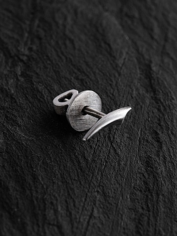 Boucles d'oreilles 'FANG' REYTEL en argent
