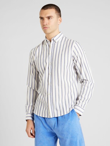 Coupe regular Chemise 'Anton' Casual Friday en bleu : devant