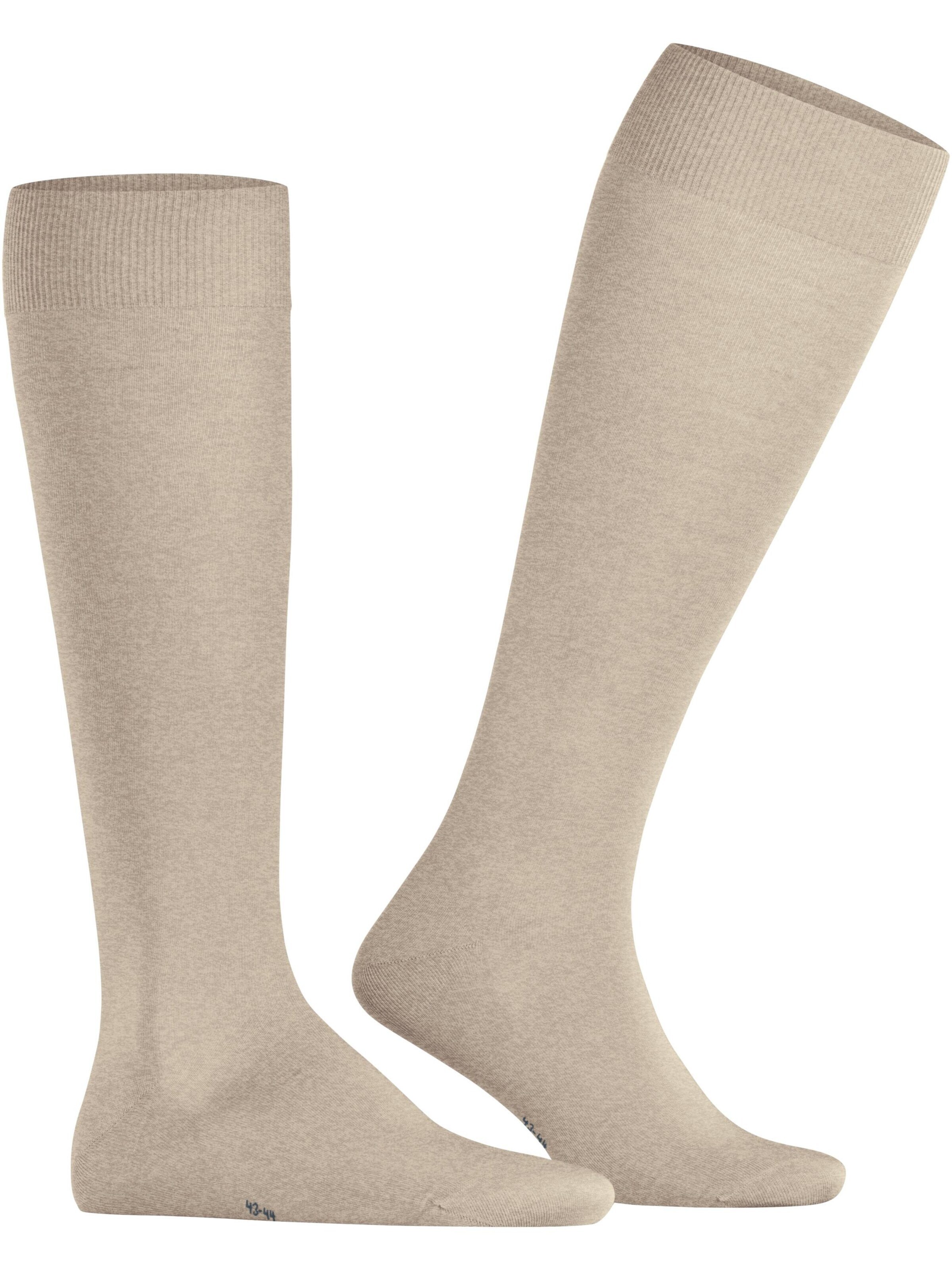 FALKE Kniestrümpfe 'ClimaWool'‌‌ in Beige: Vorderseite