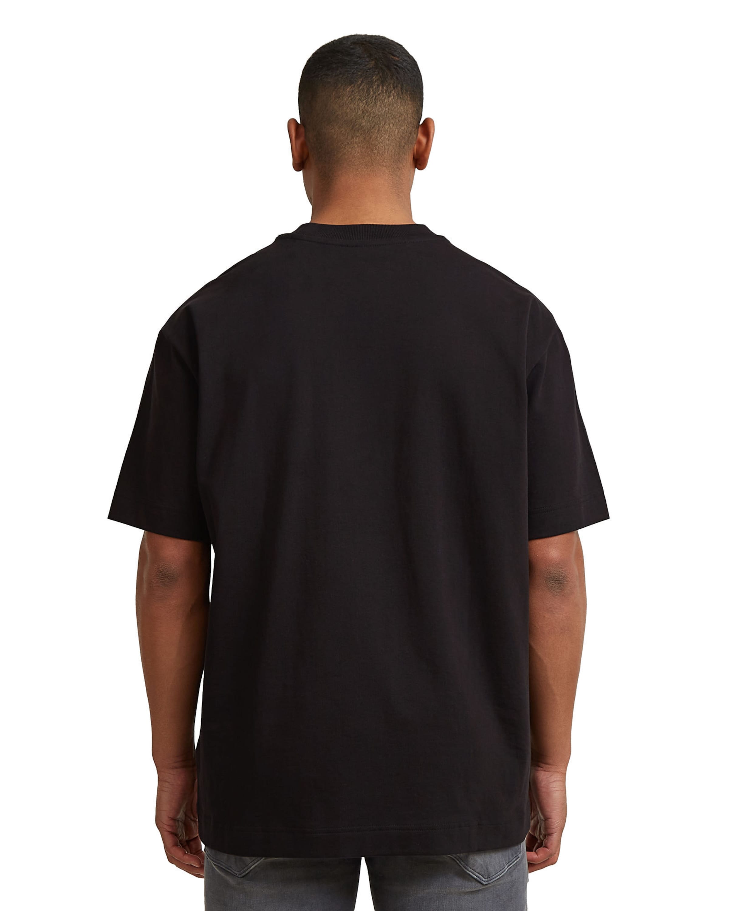 G-STAR T-Shirt - 'GS-01 Relaxed' in Schwarz