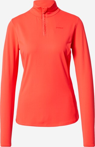 PROTEST Athletic Sweatshirt 'FABRIZ' in Orange: front