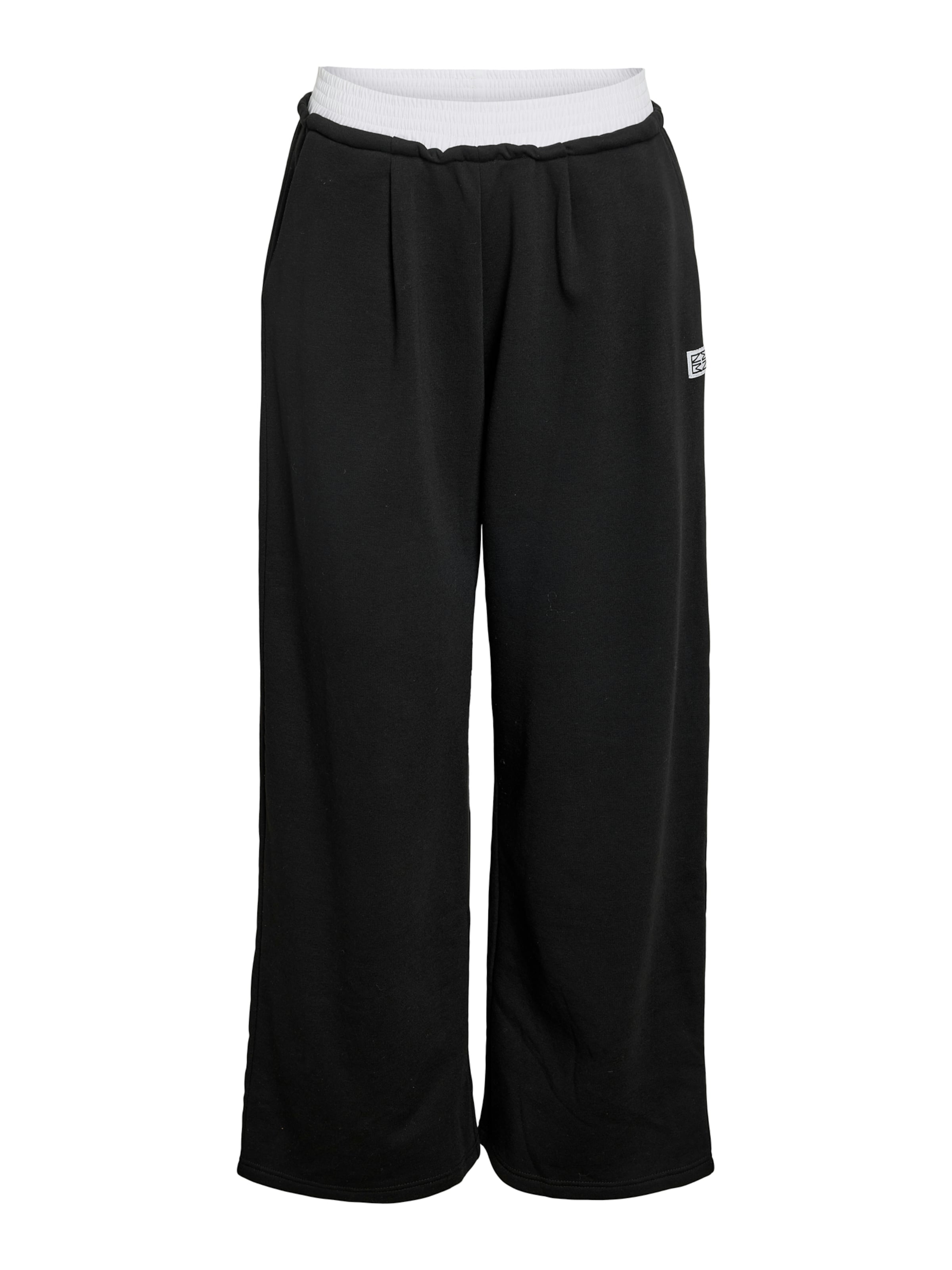 Noisy may Loose fit Pants in Black: front