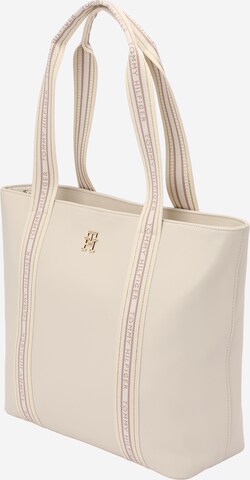 TOMMY HILFIGER Shopper i hvid