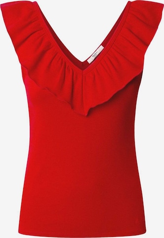 Top 'Millie' di Pepe Jeans in rosso: frontale