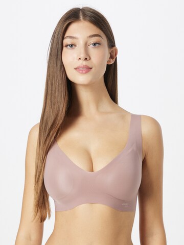 SLOGGI Regular Bra 'ZERO Feel' in Pink: front