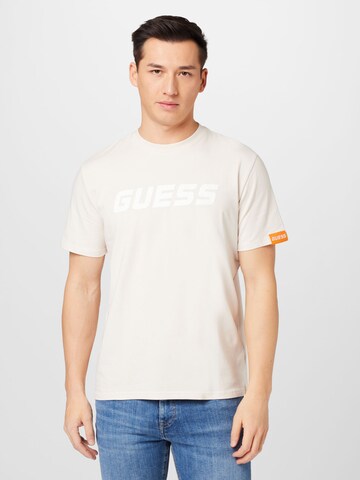 GUESS - Camiseta funcional 'BRENT' en gris: frente