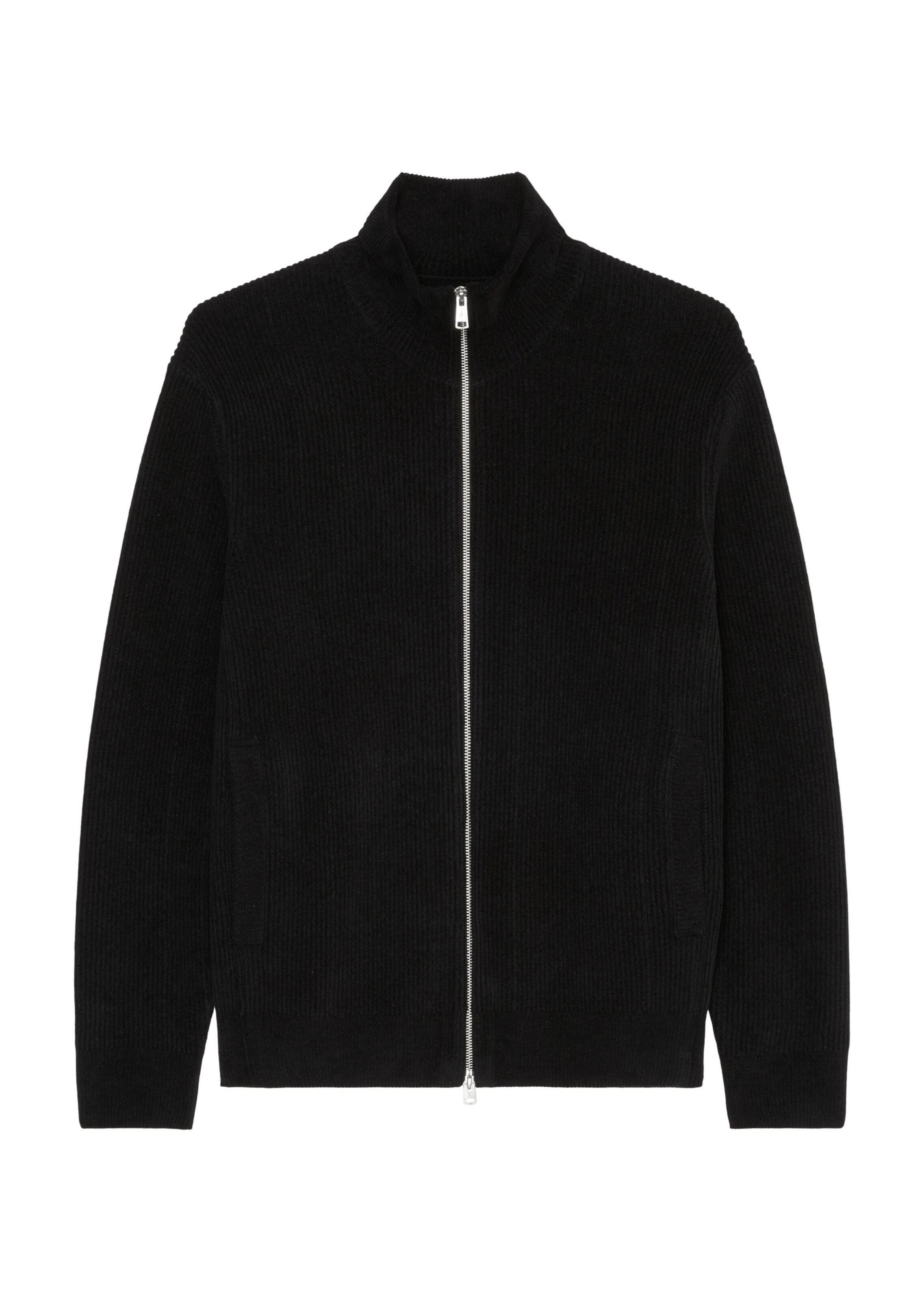 Marc O'Polo Strickjacke in Schwarz: Vorderseite