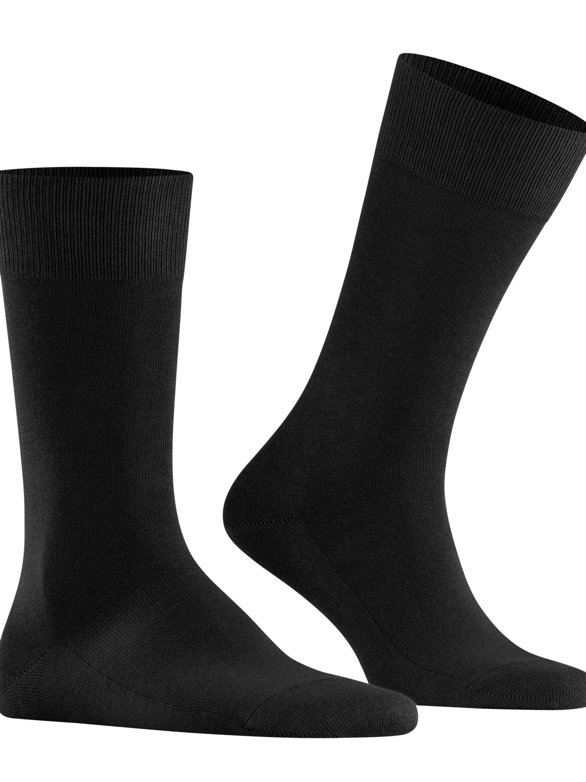 FALKE Socks 'Family' in Black: front