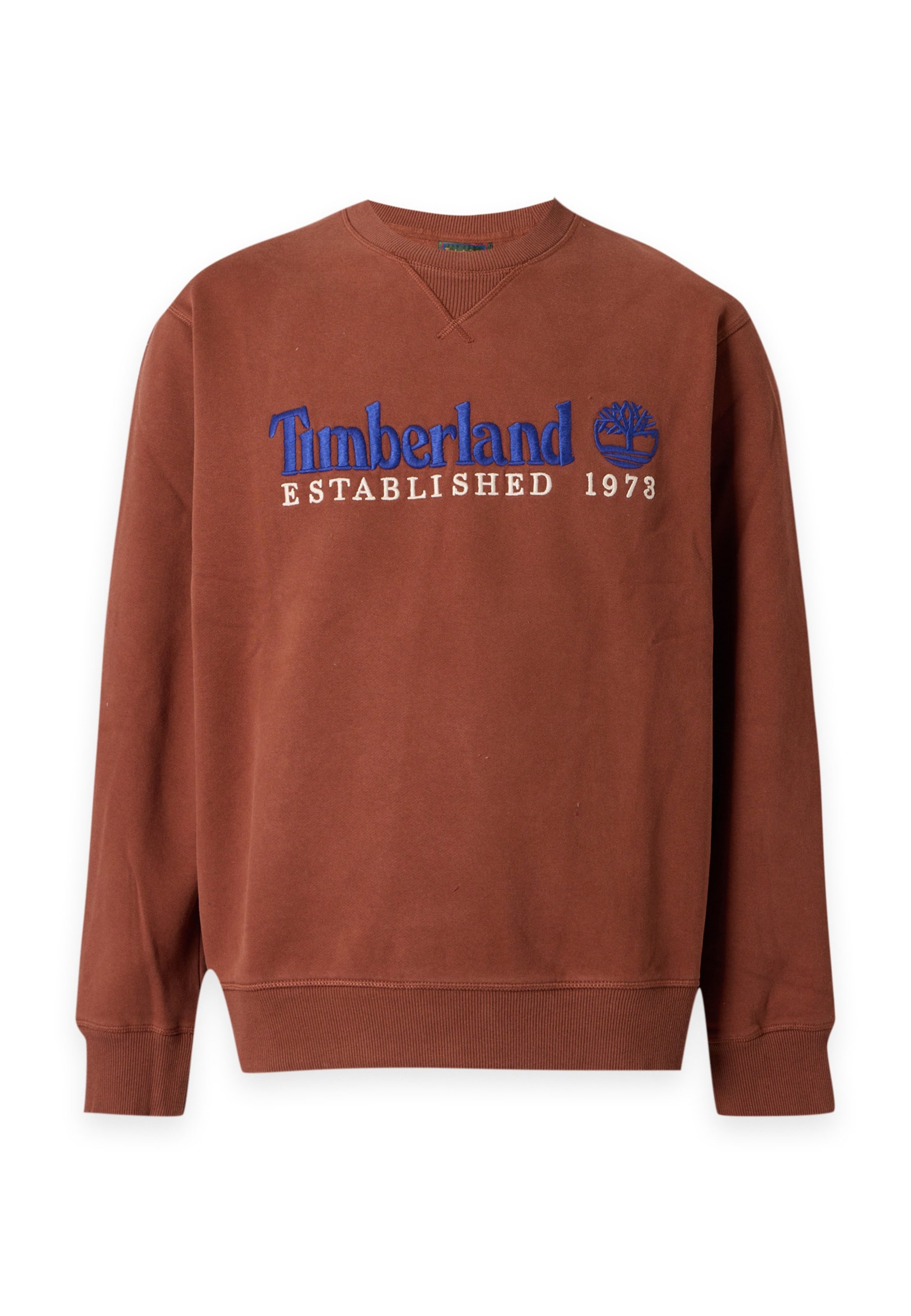 TIMBERLAND - Sudadera 'ESTABLISHED 1973' en marrón: frente