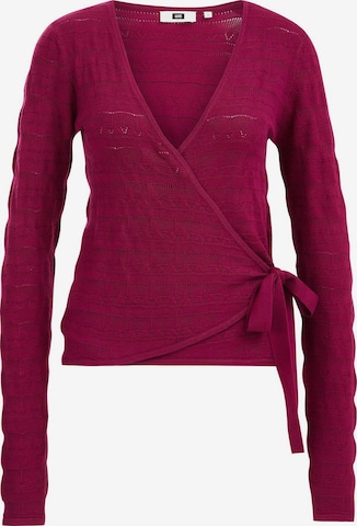 Cardigan WE Fashion en violet : devant